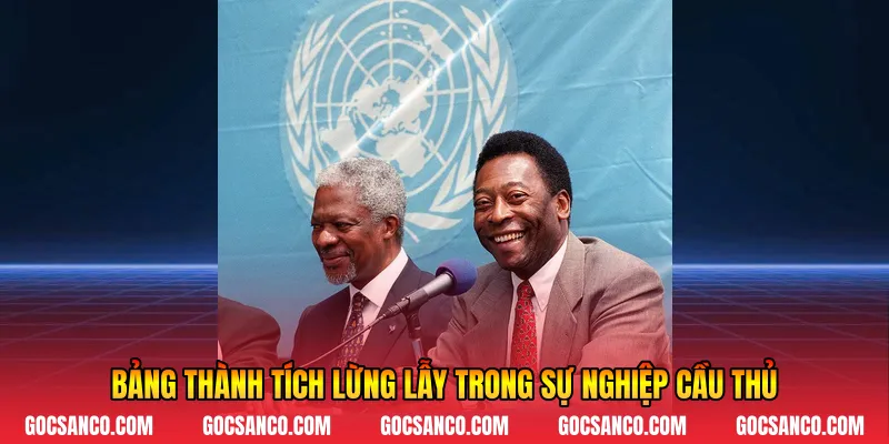 Bảng thành tích lừng lẫy trong sự nghiệp cầu thủ