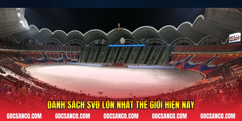 Danh sách SVĐ lớn nhất thế giới hiện nay